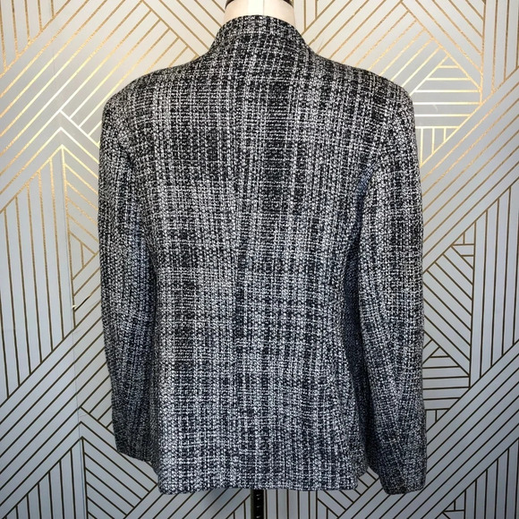 Louis Feraud Paris Vintage Black Tweed Blazer‎ - Picture 6 of 8